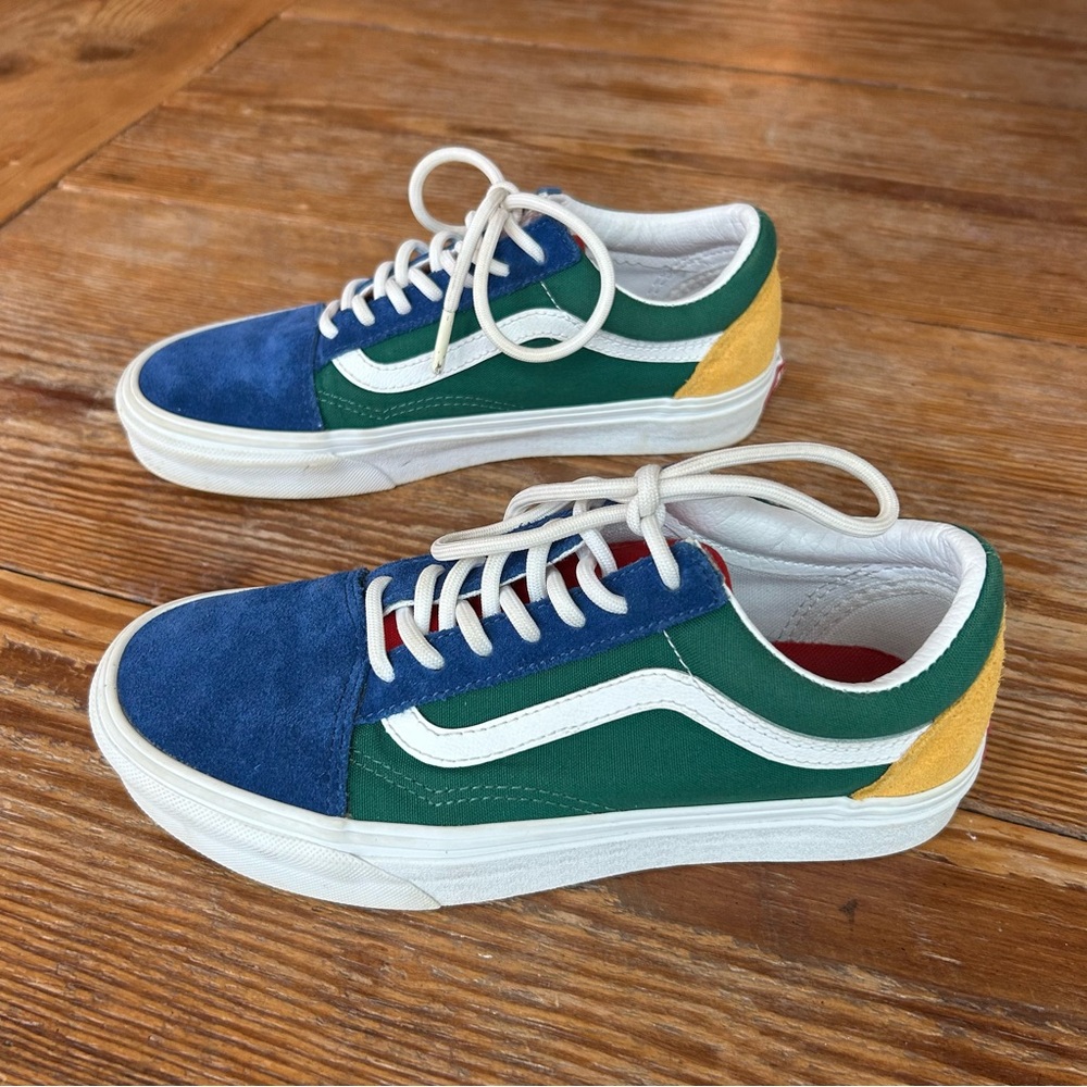 VANS Old Skool Yacht Club Suede Canvas Shoes VN0A38G1R1Q - Picture 3 of 14